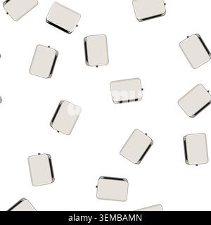 pattern sandwich toaster bread cartoon vector Stock Vector