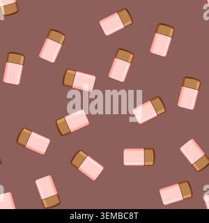 seamless pattern led smart lamp cartoon vector Stock Vector