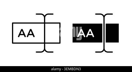Rename icon design. Illustration icons in linear and clipart pack. Stock Vector