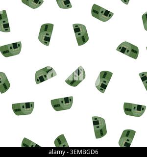 pattern military tent providing temporary shelter for soldiers Stock Vector