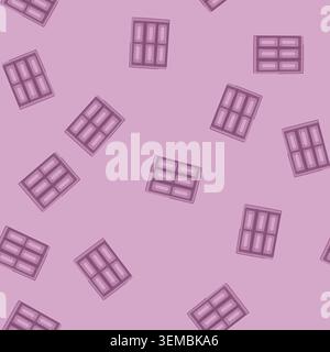 seamless pattern purple sectional garage door for residential building Stock Vector