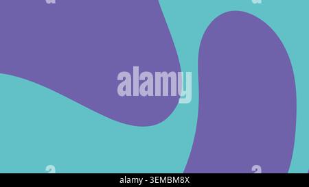 A deep violet and blue abstract flow creates a rich, modern background ideal for digital visuals, artistic branding, and creative design concepts Stock Vector