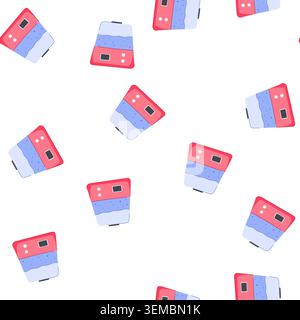 pattern diffuser humidifier air cartoon vector Stock Vector