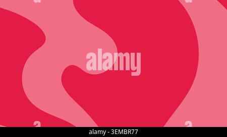 A warm abstract flow of red and pink shapes creates a soft and emotional visual background perfect for modern creative design projects Stock Vector