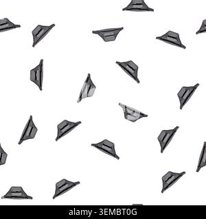pattern wallet waist bag cartoon vector Stock Vector