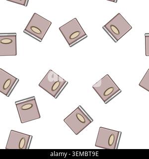 pattern Wall mounted mailbox receiving correspondence and messages Stock Vector