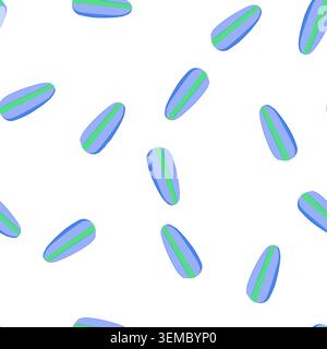 pattern travel sleeping pad cartoon vector Stock Vector