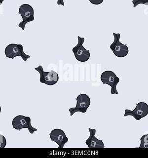 seamless pattern equestrian sport saddle with stirrup and strap Stock Vector