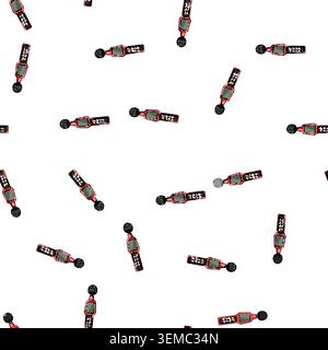 pattern amplitude noise level meter cartoon vector Stock Vector