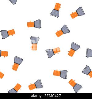 pattern thermal solar water heater cartoon vector Stock Vector