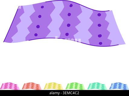rug wool carpet vector cartoon graphic Stock Vector