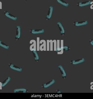 seamless pattern liquid sport drinking bottle cartoon vector Stock Vector