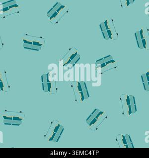 seamless pattern agenda desk organizer cartoon vector Stock Vector
