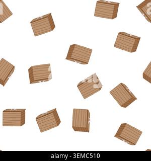 pattern pile compost bin cartoon vector Stock Vector