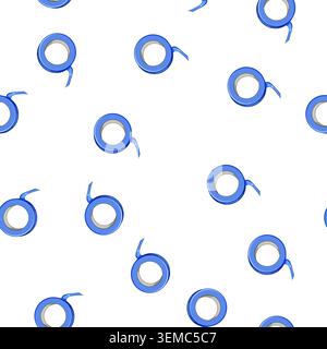 pattern scotch electrical tape cartoon vector Stock Vector
