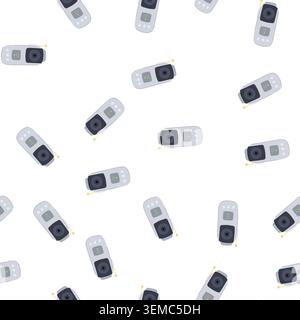 pattern lights smart home hub cartoon vector Stock Vector