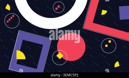 A vibrant neon pulse wave background featuring circular motion and glowing red gradients. Ideal for futuristic posters, digital visuals, tech branding, motion graphics and modern abstract designs Stock Vector