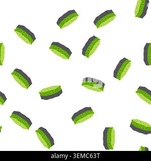 pattern household sponge hygiene cartoon vector Stock Vector