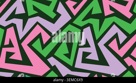 Energetic circular spiral maze with glowing orange rings on a dark background. Ideal for abstract wallpapers, futuristic posters, motion design, tech visuals, and bold digital branding Stock Vector