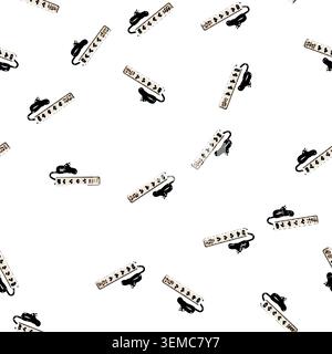 pattern Power strip device providing electricity and usb charging Stock Vector