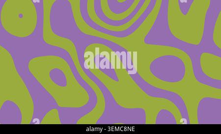 Bold abstract background with vivid purple and green tones blending in smooth organic waves. Perfect for digital art, creative branding, and modern graphic design Stock Vector
