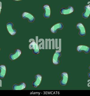 seamless pattern anti goggles ski cartoon vector Stock Vector