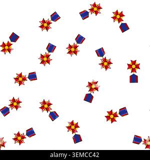 pattern war military medal cartoon vector Stock Vector