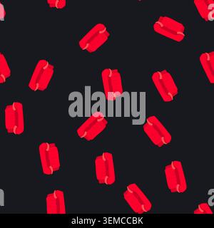 seamless pattern upholstery couch leather cartoon vector Stock Vector