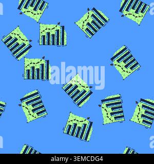 pattern analytics graph sketch hand drawn Stock Vector