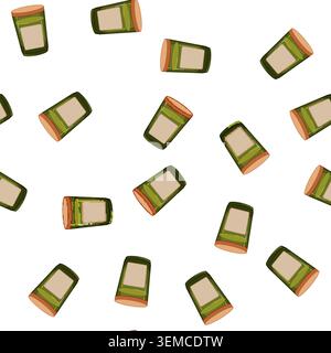 pattern home scented candle cartoon vector Stock Vector