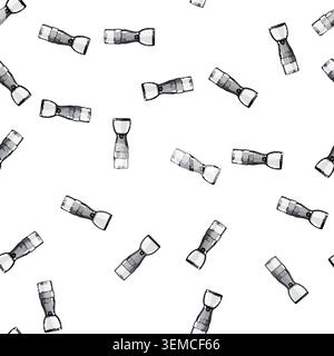 pattern beverage coffee grinder electric cartoon vector Stock Vector