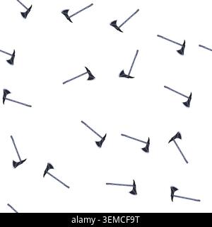 pattern battle viking axe cartoon vector Stock Vector