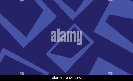 Bold geometric shapes in cool blue tones create a modern, abstract background ideal for digital design, branding, and creative visual projects Stock Vector