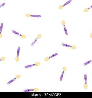 pattern gadget smart spoon cartoon vector Stock Vector