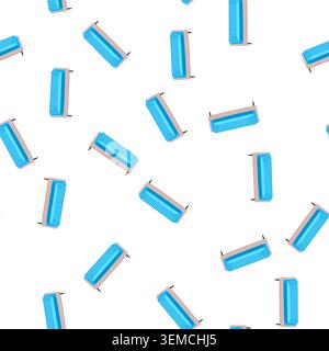 pattern durable couch leather cartoon vector Stock Vector
