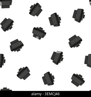 pattern print printer paper cartoon vector Stock Vector