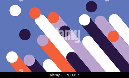 Vibrant diagonal gradient shapes abstract background. Perfect for modern presentations, web banners, social media posts, and creative branding projects Stock Vector