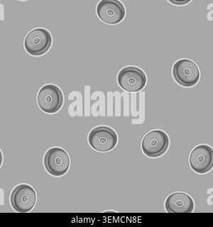seamless pattern home metal sink cartoon vector Stock Vector