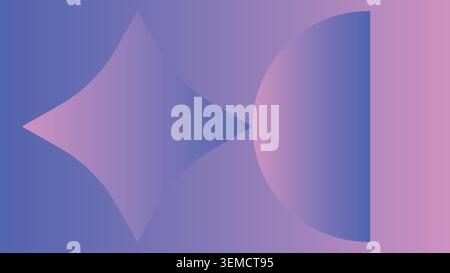 A modern abstract gradient shape design featuring a bold orange block on a soft purple pink background. Ideal for digital posters, futuristic branding, social media and creative geometric layouts Stock Vector