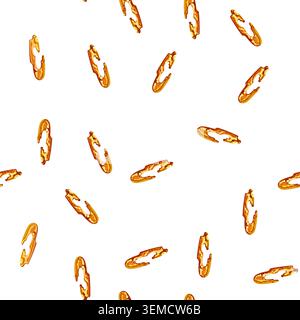 pattern fissure lava puddle cartoon vector Stock Vector
