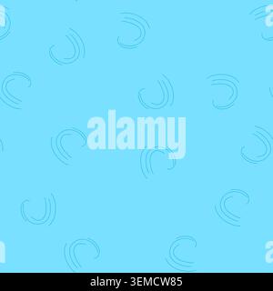 seamless pattern wind gust lines representing motion and speed Stock Vector