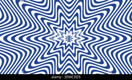 Vibrant wavy lines in green, red, and white create a colorful optical flow effect. Ideal for psychedelic posters, abstract wallpapers, digital ads, and modern design projects Stock Vector