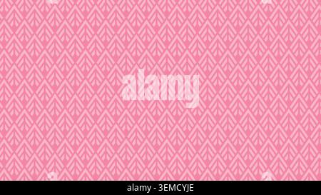 Seamless pink geometric arrow pattern with repeating shapes, perfect for textile, wallpaper, and digital design projects Stock Vector