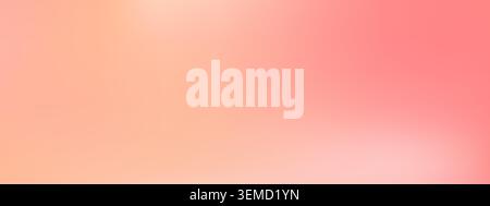 Modern Gradient Background with Peach Pink Mesh. Apricot background with Soft Blur for posters, flyers, or business cards. Pastel Vector illustration Stock Vector