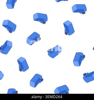 pattern tank fuel can cartoon vector Stock Vector