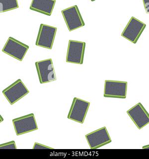 pattern buffer nail file cartoon vector Stock Vector
