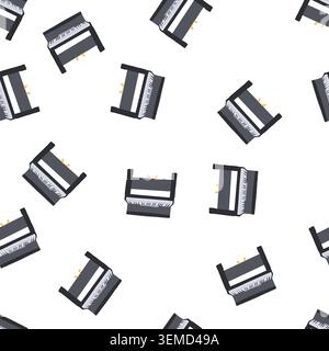 pattern performance piano cartoon vector Stock Vector