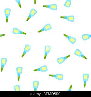 pattern repair glue bottle cartoon vector Stock Vector