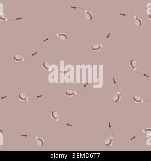 seamless pattern efficient low flow showerhead cartoon vector Stock Vector