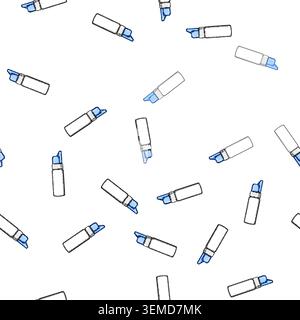 pattern moisturizer nasal spray bottle cartoon vector Stock Vector